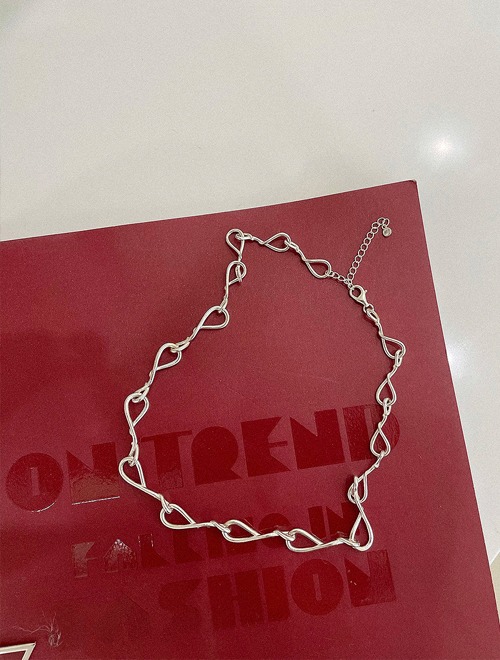 웨이브 necklace /silver925